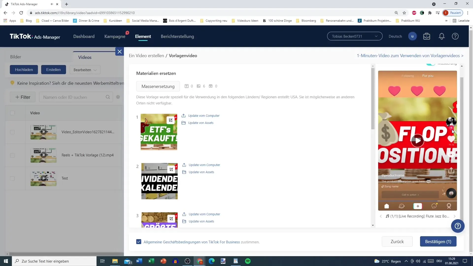 Vzory videí pre reklamu na TikToku ľahko vytvorené