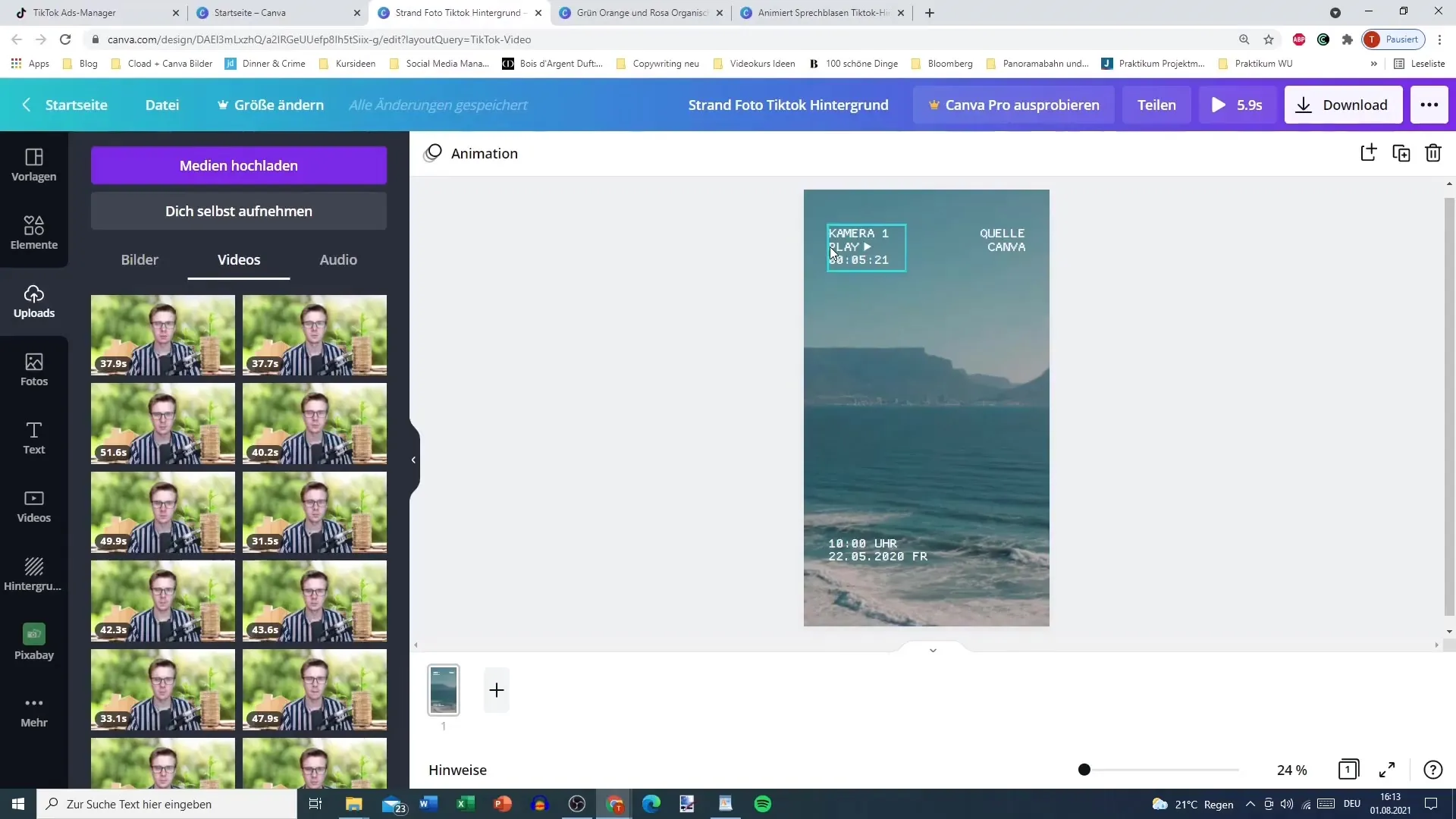 Vytvorte efektívne reklamy na TikToku pomocou Canvy