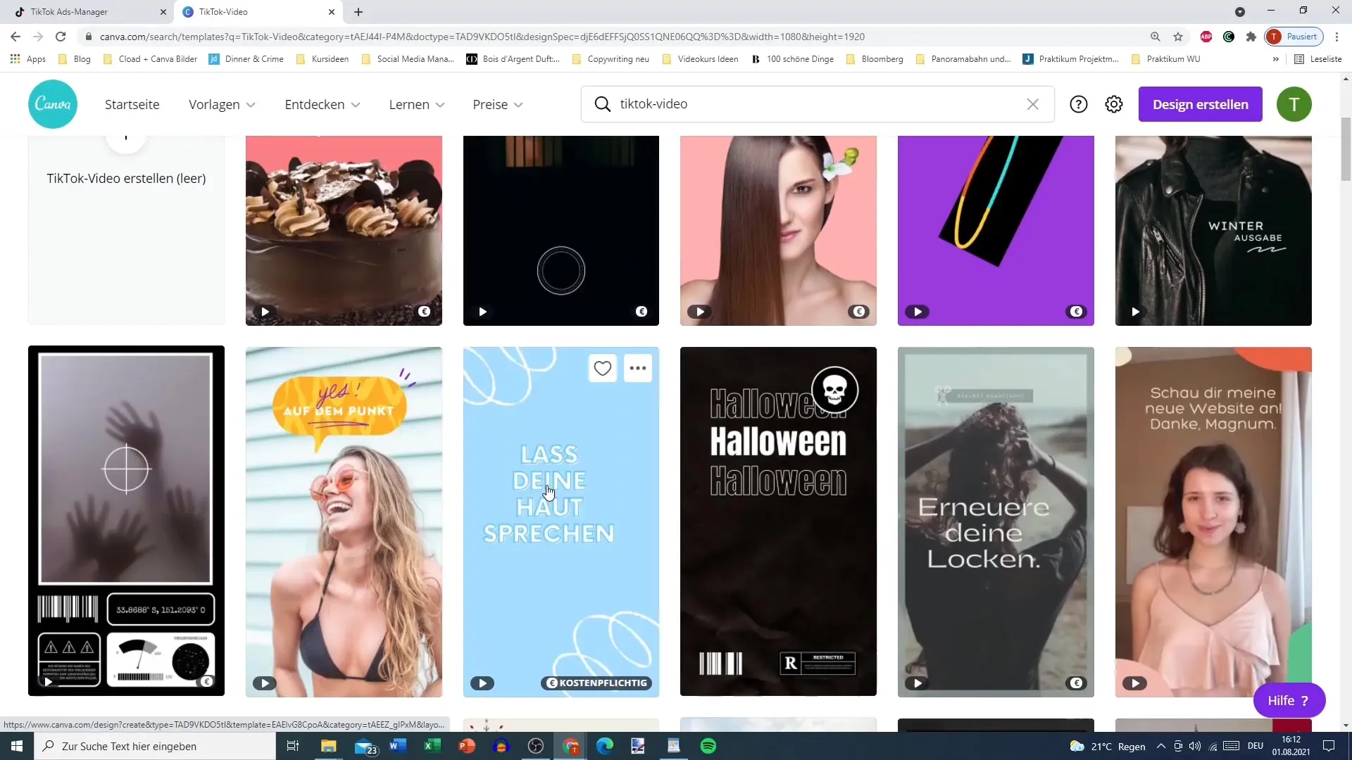 Vytvorte efektívne reklamy na TikToku pomocou Canvy