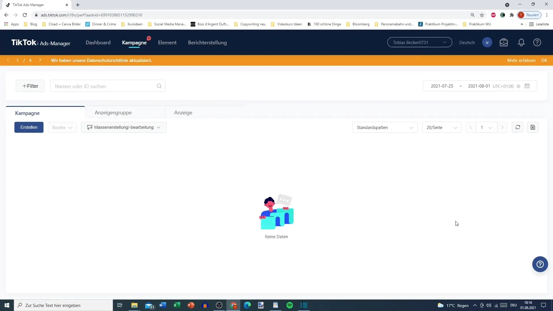 Rýchle vytváranie reklám TikTok v jednoduchom režime