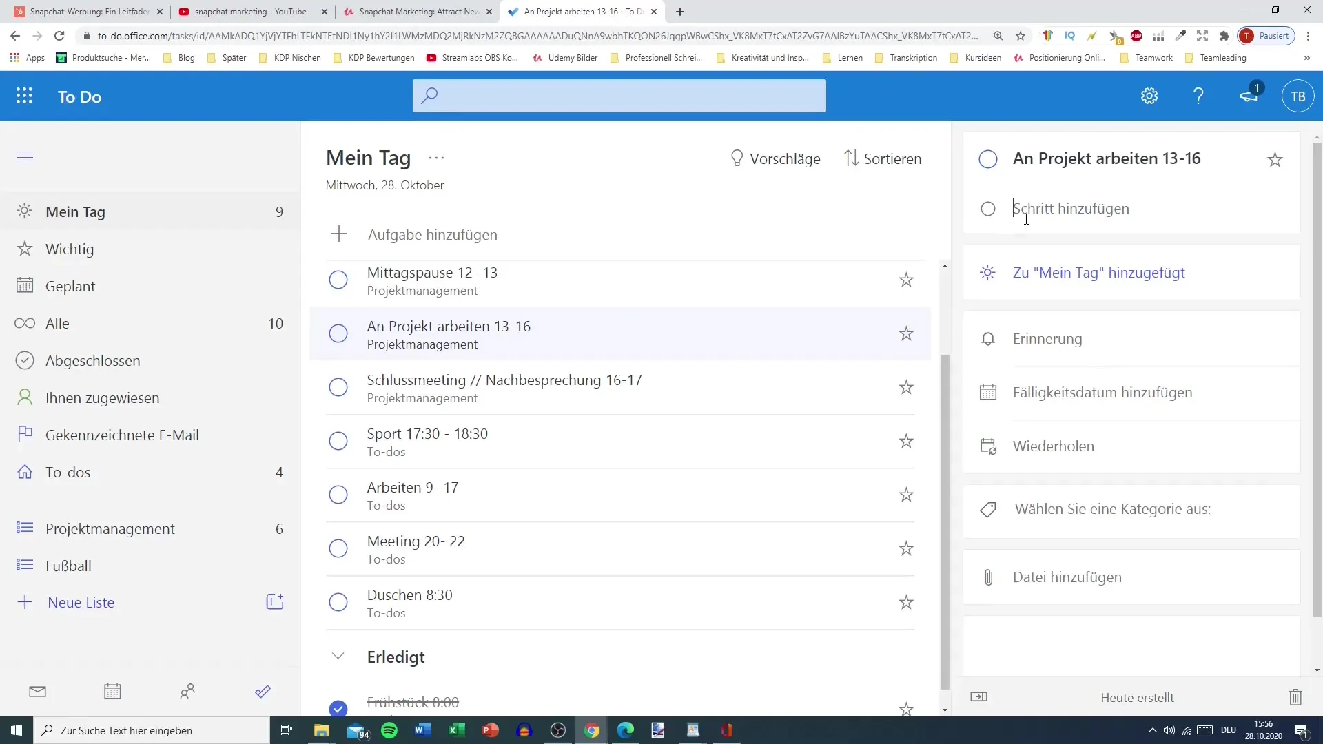 Efficiënte detailtaken instellen in Microsoft To Do