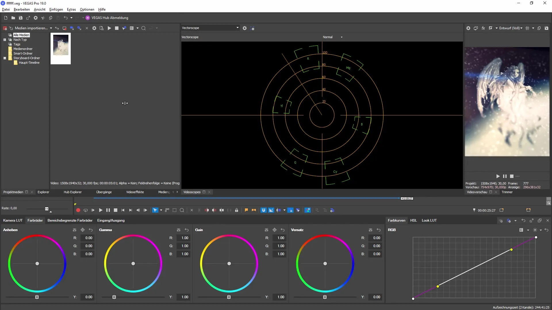 Nuevo panel de corrección de color en VEGAS Pro 19 - Resumen exhaustivo