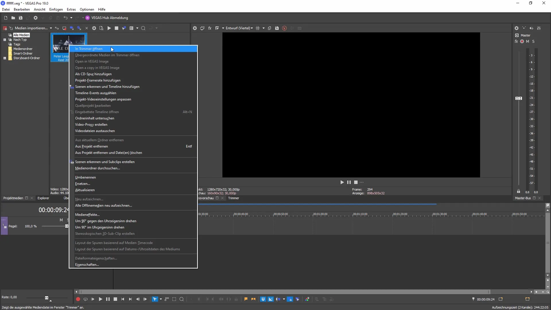Gebruik geautomatiseerde scèneherkenning in VEGAS Pro 19