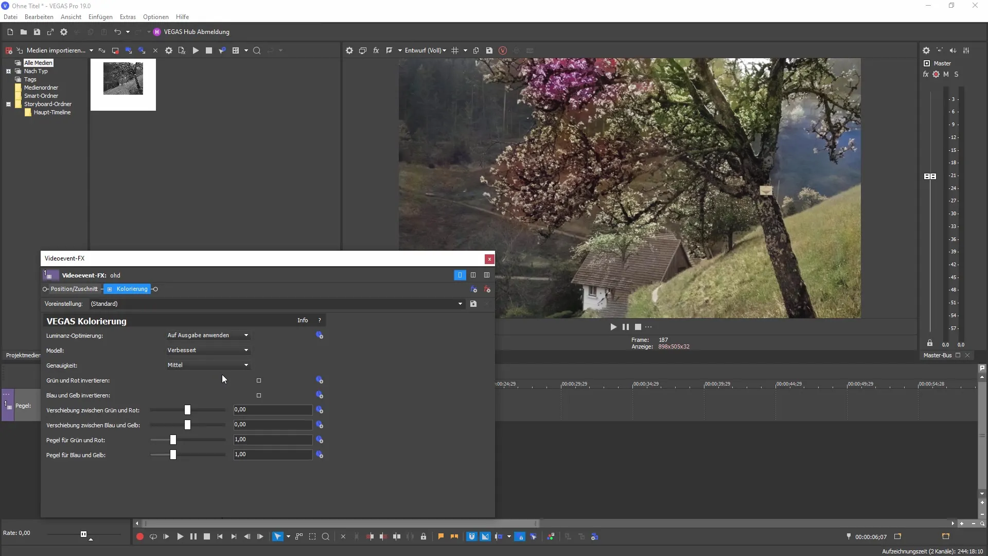Improved effects and AI in MAGIX VEGAS Pro 19