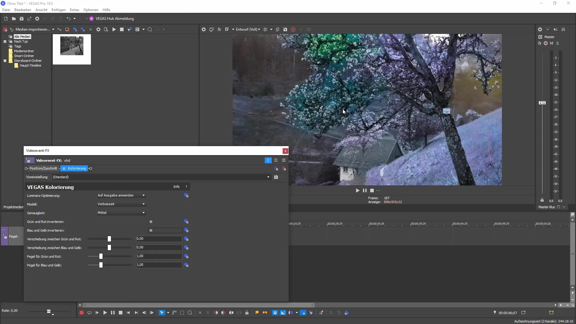 Improved effects and AI in MAGIX VEGAS Pro 19