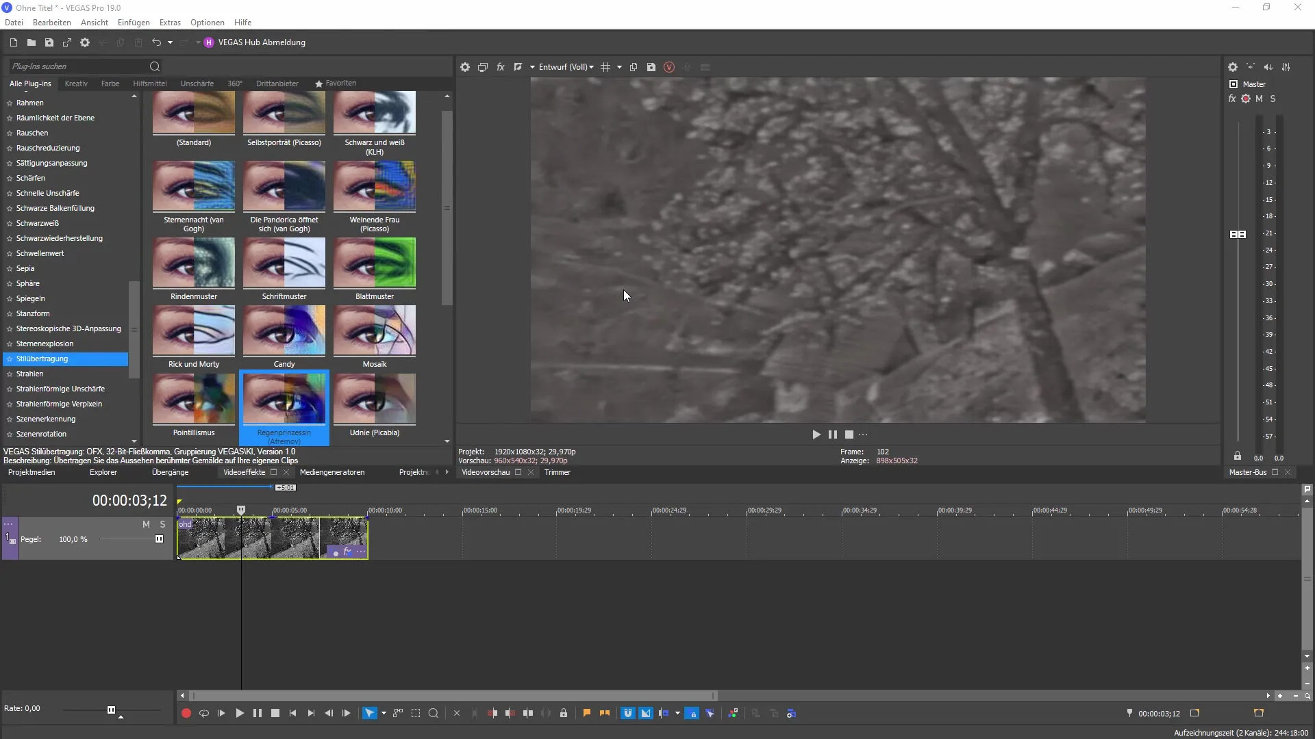 Improved effects and AI in MAGIX VEGAS Pro 19