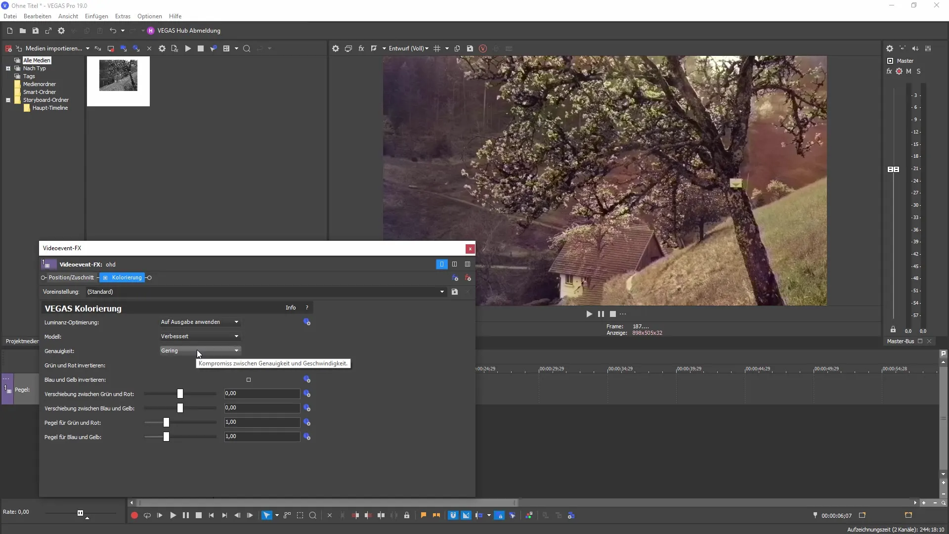 Improved effects and AI in MAGIX VEGAS Pro 19