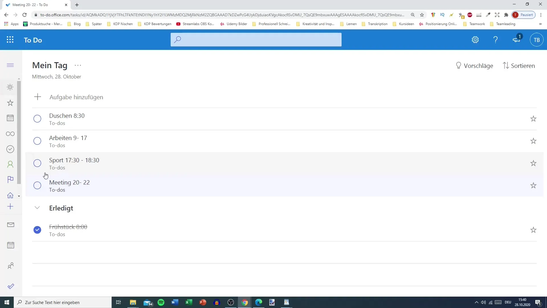 Pianificazione giornaliera semplificata - comprendere Microsoft To Do