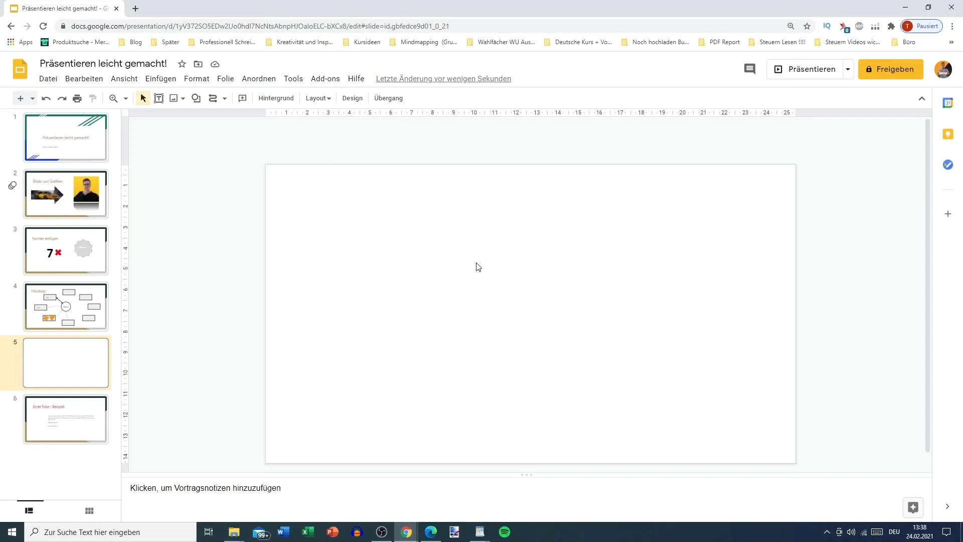 Erweitere deine Google Slides-Kenntnisse mit Folienoptionen