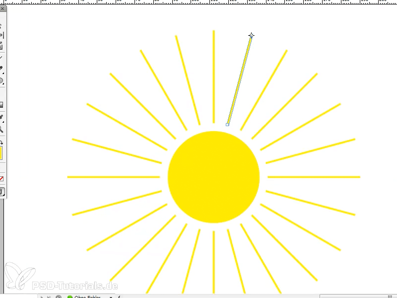 Tipps &amp; Tricks zu Adobe InDesign: Sonnenstrahleffekt/Sunbeams durch cleveres Kopieren erstellen