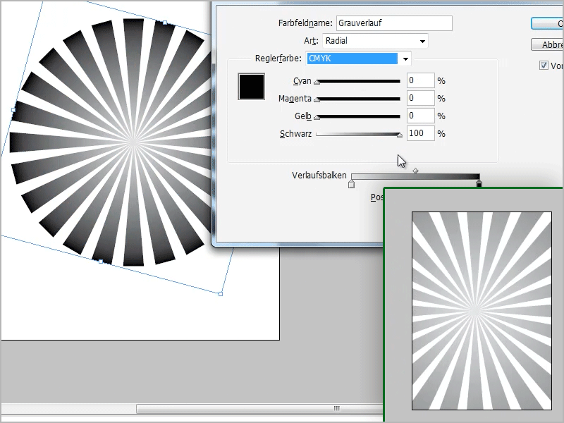 Tipps &amp; Tricks zu Adobe InDesign: Sonnenstrahleffekt/Sunbeams durch cleveres Kopieren erstellen