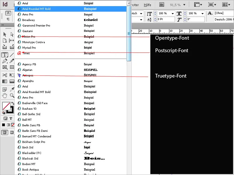 Εργασία με στυλ παραγράφων στο InDesign