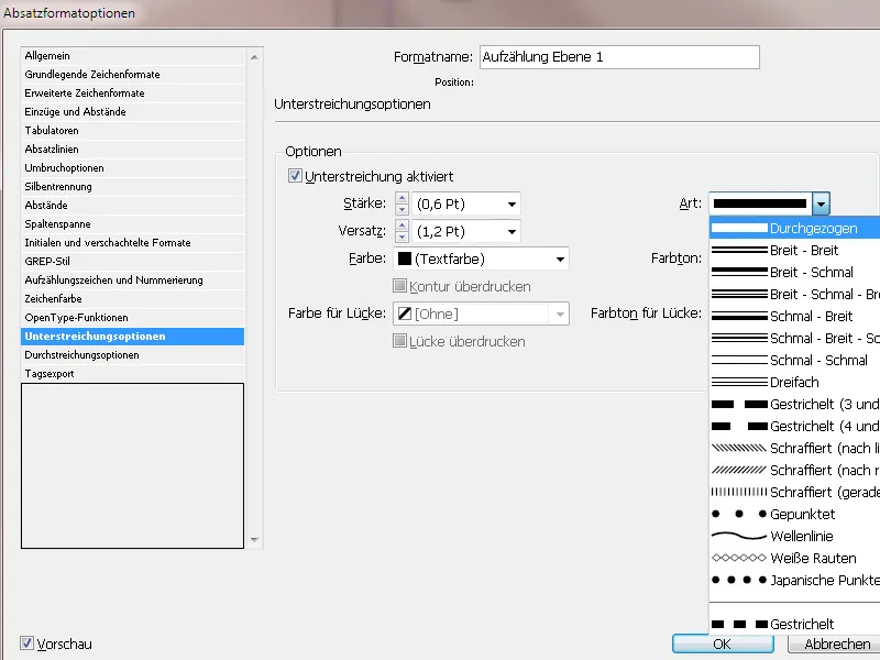 Εργασία με στυλ παραγράφων στο InDesign