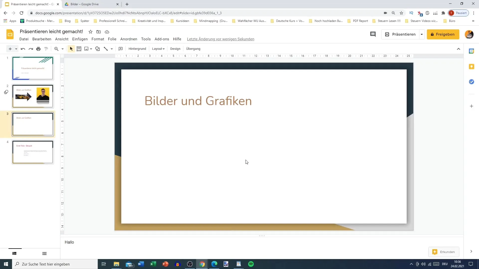 Videos effektiv in Google Slides einfügen