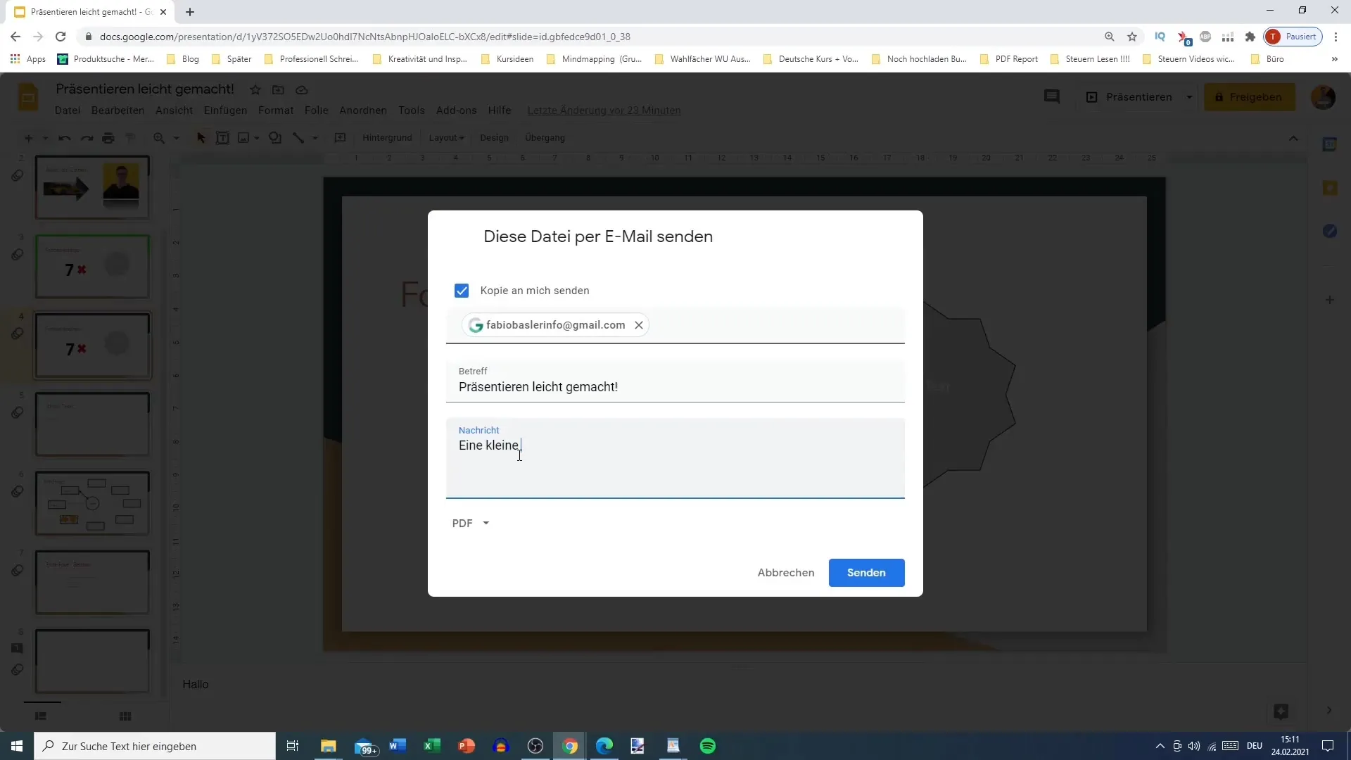 Google Slides: Dokument effektiv herunterladen und kopieren