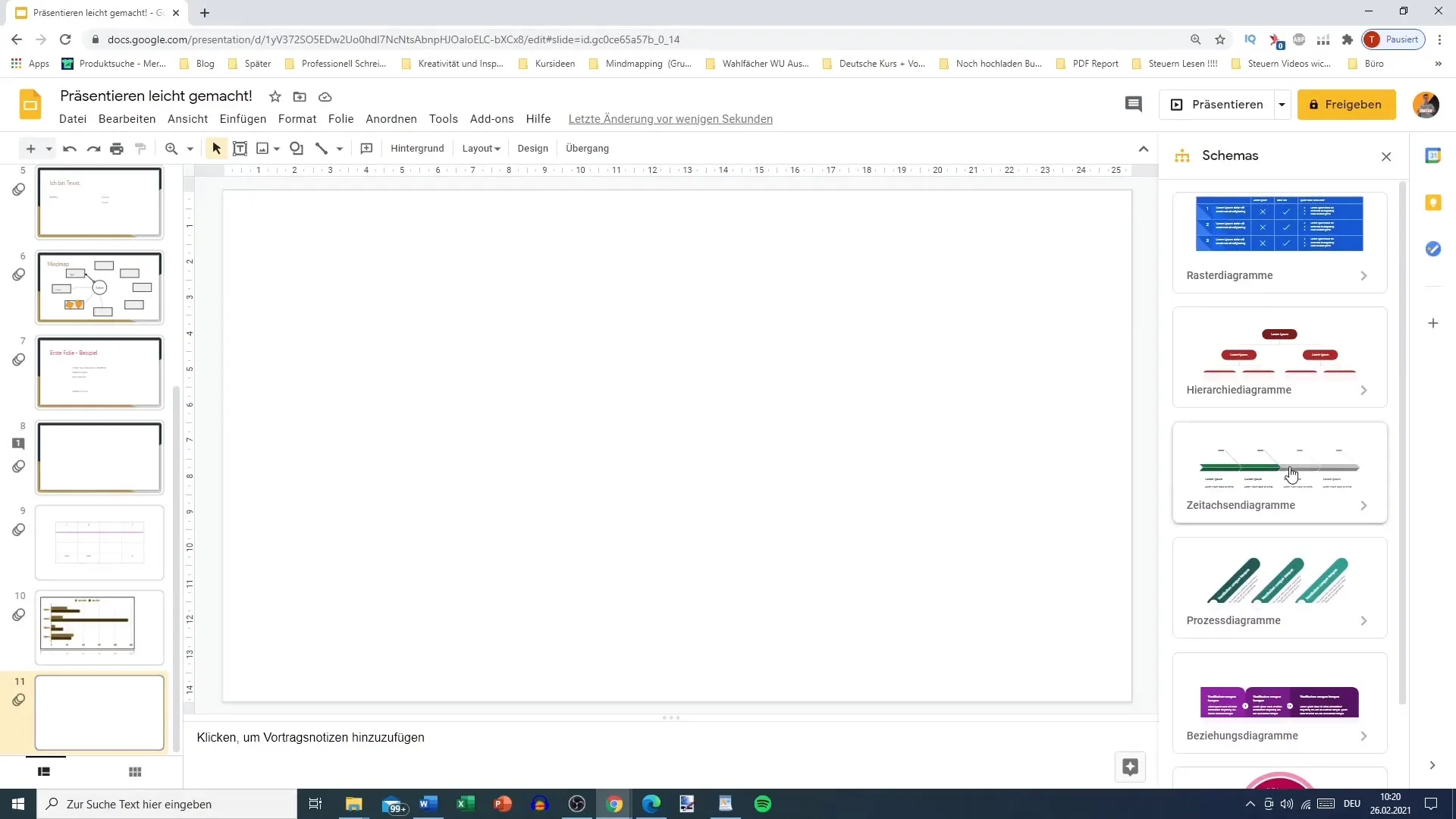 Schemen Einfügen in Google Slides – Schritt-für-Schritt Anleitung