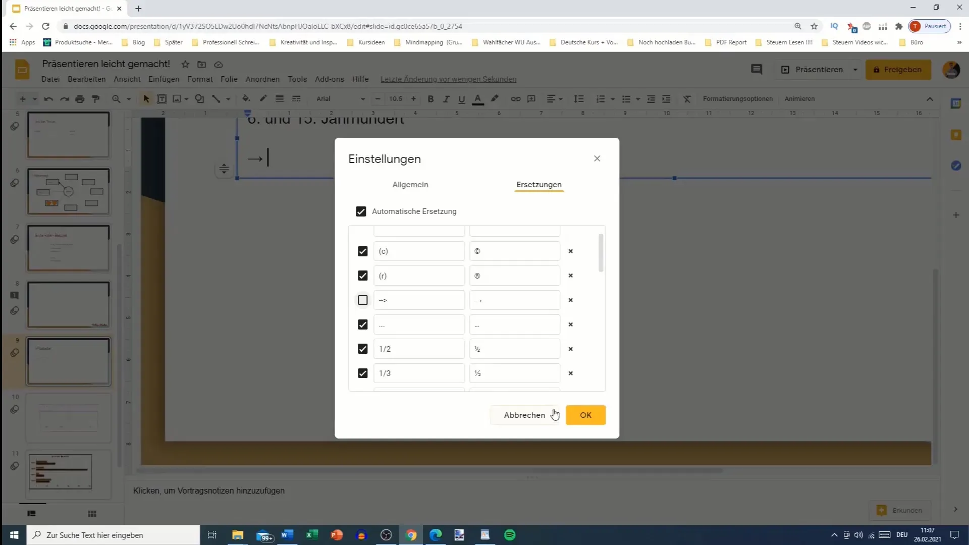 Google Slides uzlabotie iestatījumi efektīvākām prezentācijām
