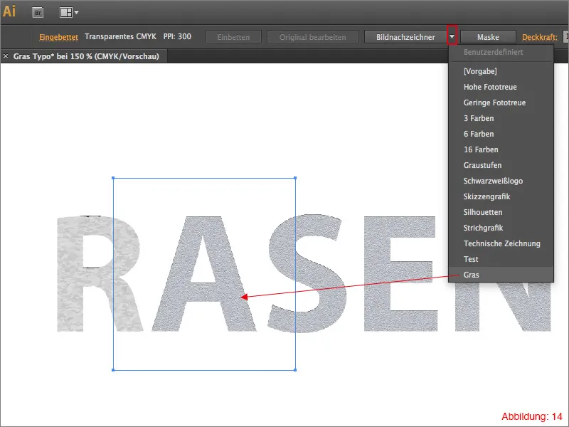 Kurti žolės tipografiją - „Adobe Illustrator“.