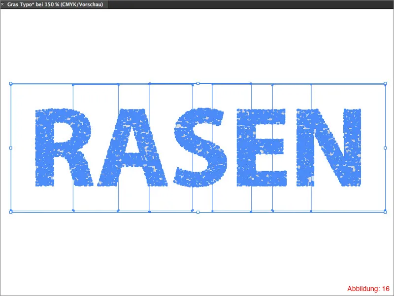 Gras-Typografie erstellen - Adobe Illustrator