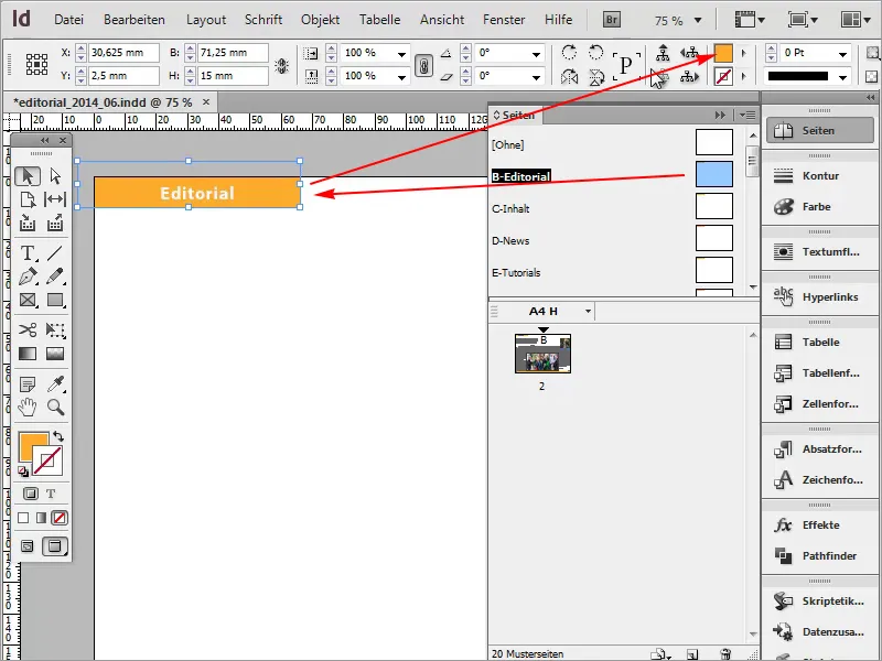 Tipps &amp; Tricks zu Adobe InDesign: Viel Arbeit sparen mithilfe von Verläufen (Beispiel Deutschlandflagge)
