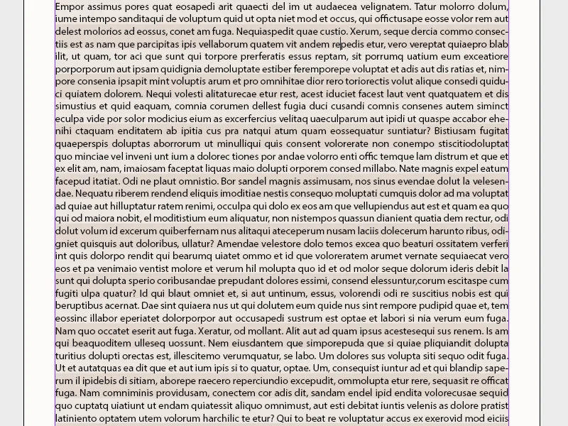 Μορφές χαρακτήρων και γραμμών στο InDesign