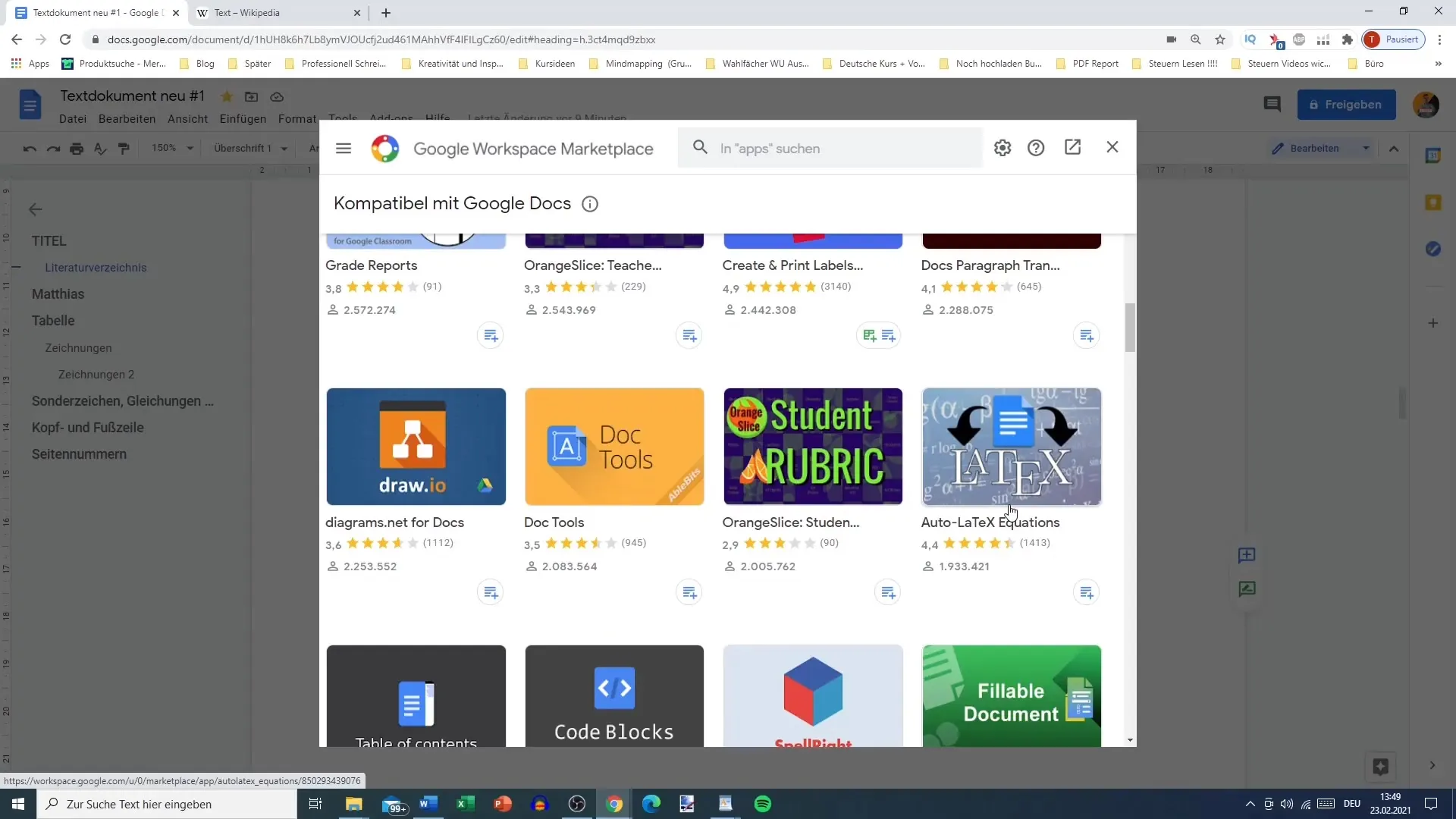 Google Docs Add-Ons for productive work