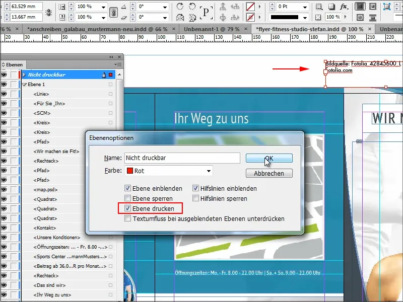 Suggerimenti e trucchi su Adobe InDesign - inserire le informazioni importanti non stampabili.