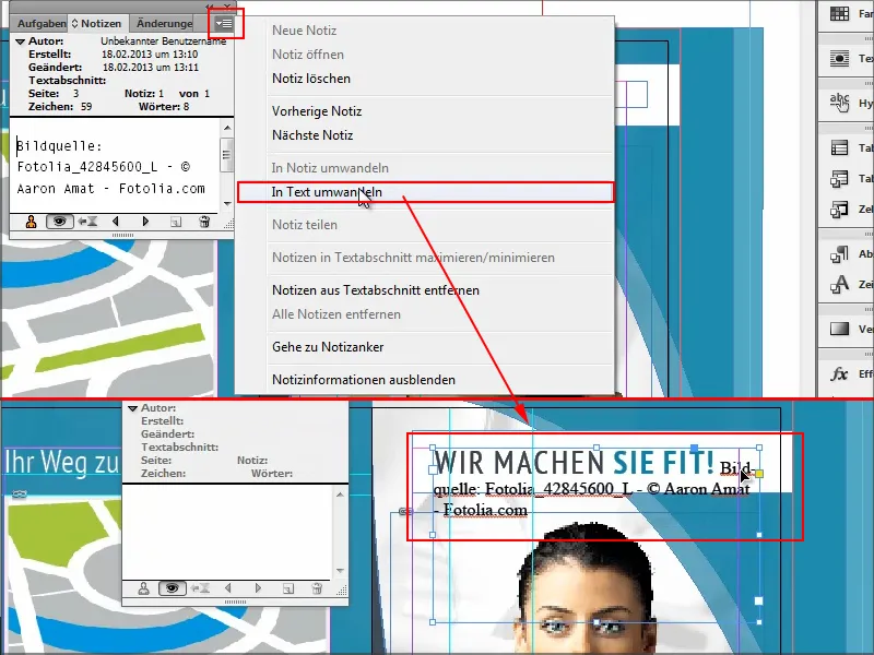 Suggerimenti e trucchi su Adobe InDesign - inserire informazioni importanti non stampabili.
