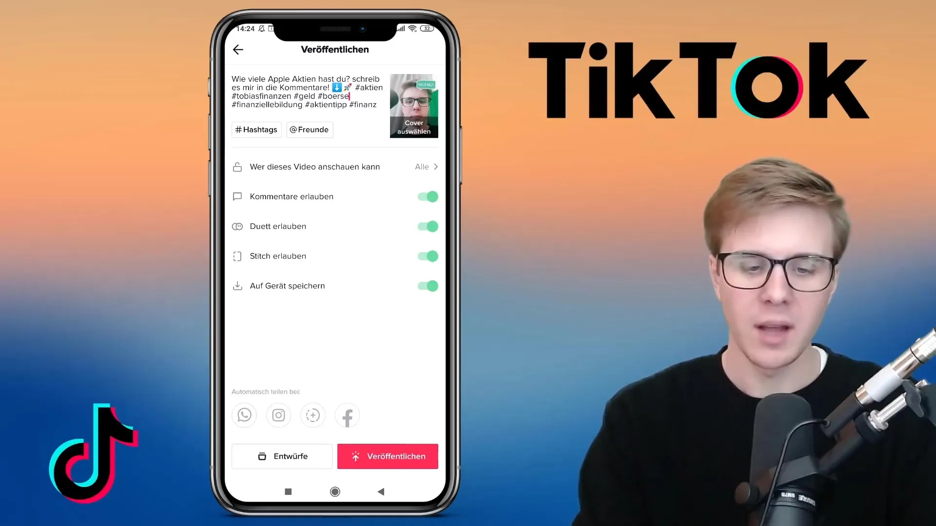 Pazarlama için en uygun TikTok yayın ayarları