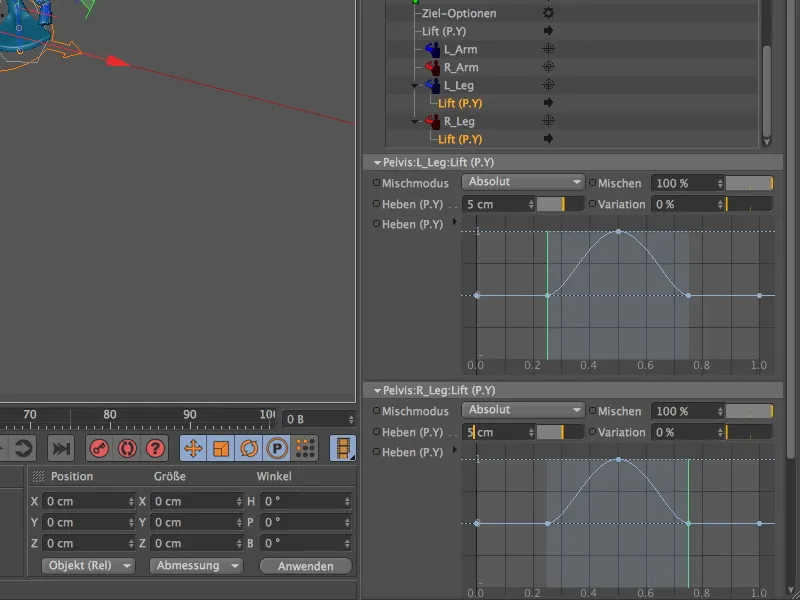 Neu in Release 13 - Animation eines Aliens mit dem CMotion-Walkcycle