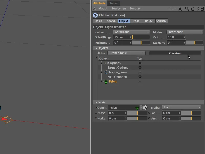 Neu in Release 13 - Animation eines Aliens mit dem CMotion-Walkcycle