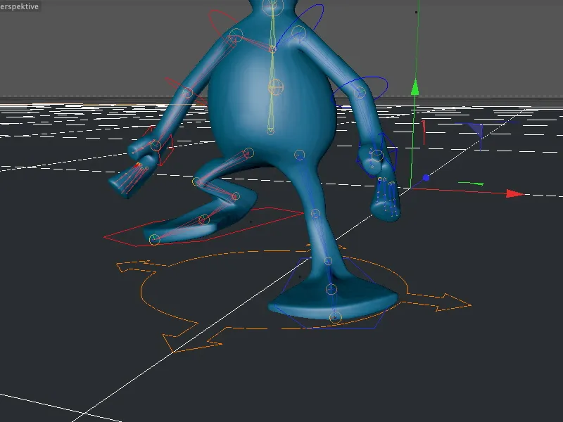 Neu in Release 13 - Animation eines Aliens mit dem CMotion-Walkcycle