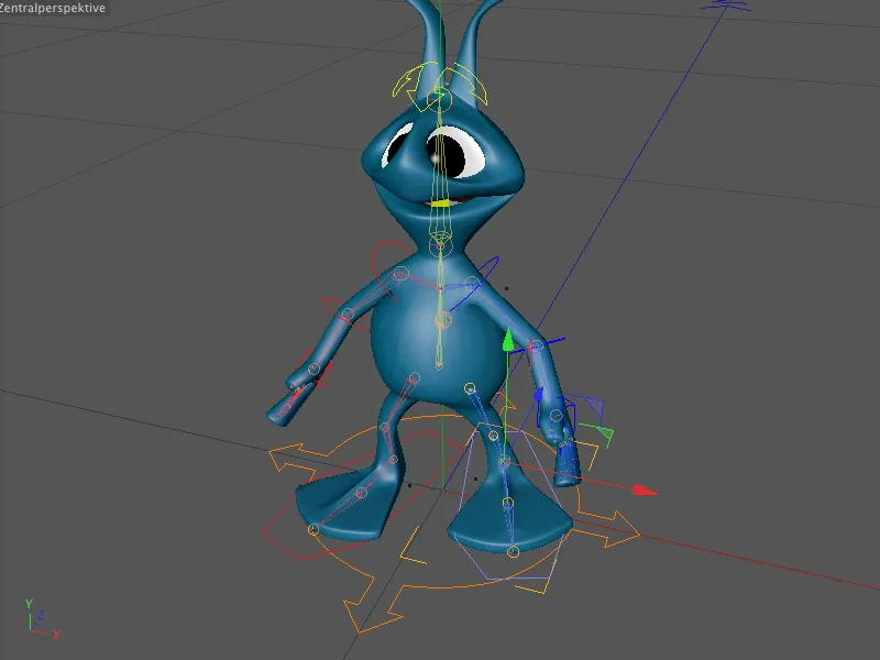 Neu in Release 13 - Animation eines Aliens mit dem CMotion-Walkcycle