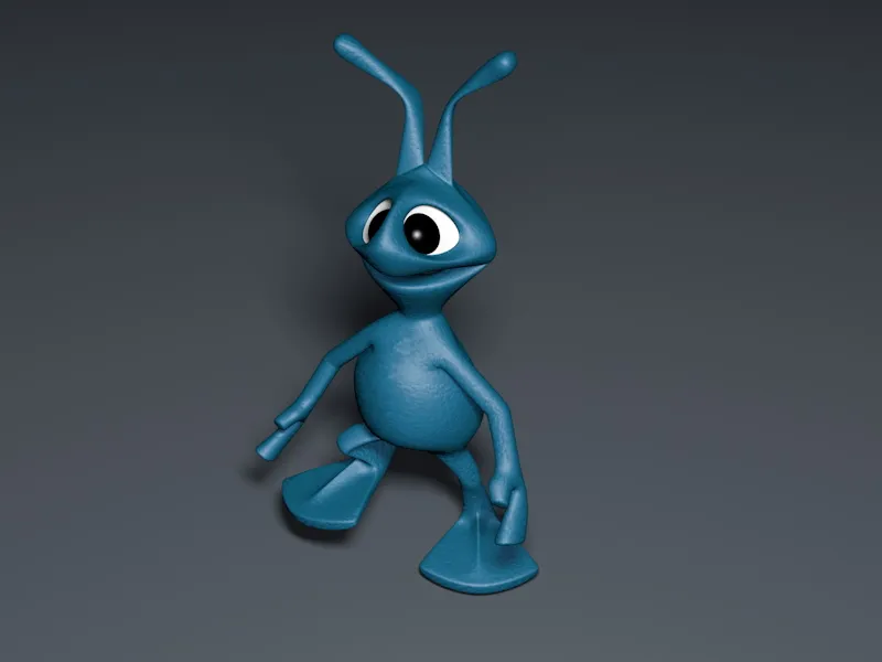 Neu in Release 13 - Animation eines Aliens mit dem CMotion-Walkcycle