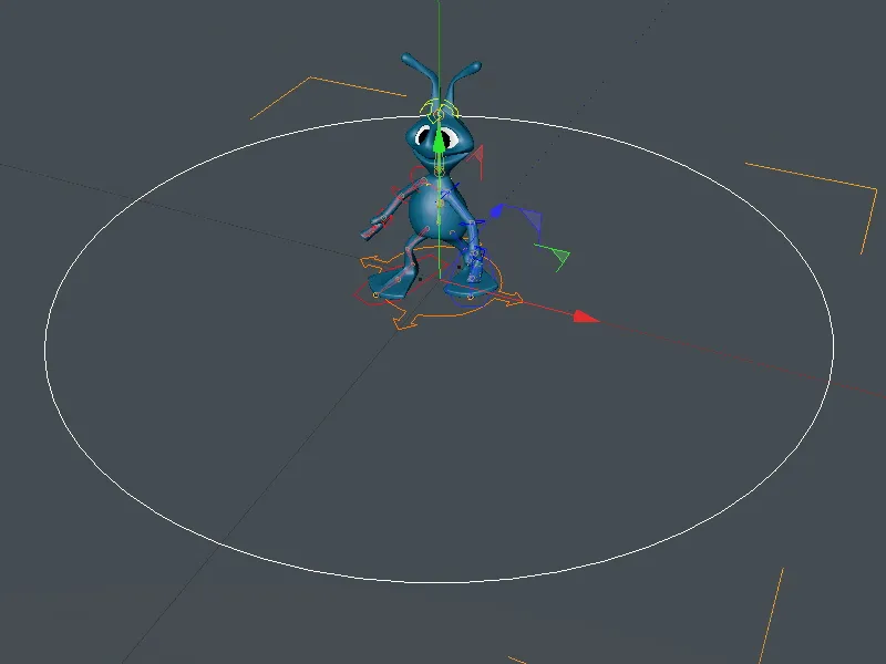 Neu in Release 13 - Animation eines Aliens mit dem CMotion-Walkcycle