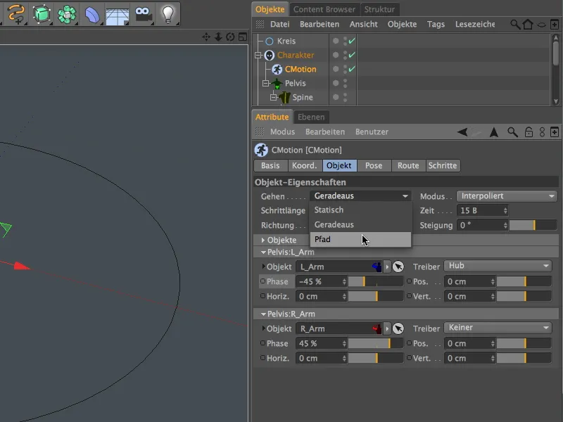 Neu in Release 13 - Animation eines Aliens mit dem CMotion-Walkcycle