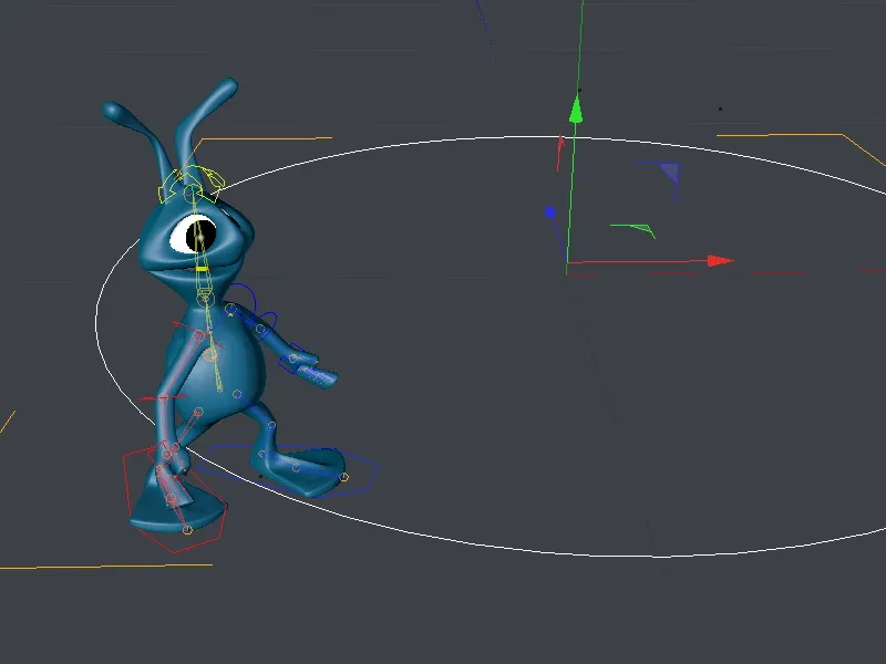 Neu in Release 13 - Animation eines Aliens mit dem CMotion-Walkcycle