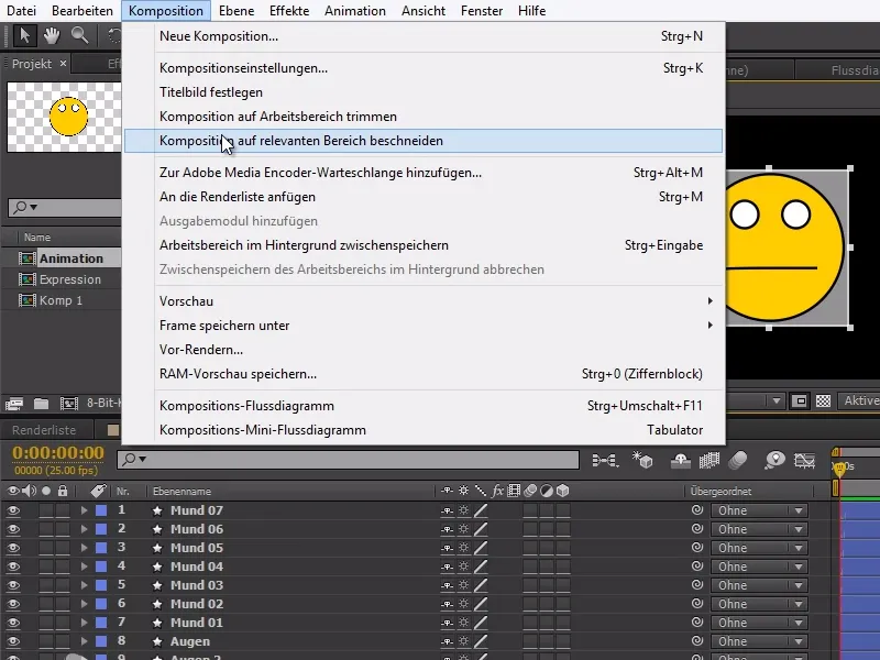 Trucos y consejos para la animación en After Effects: Recorte de composiciones