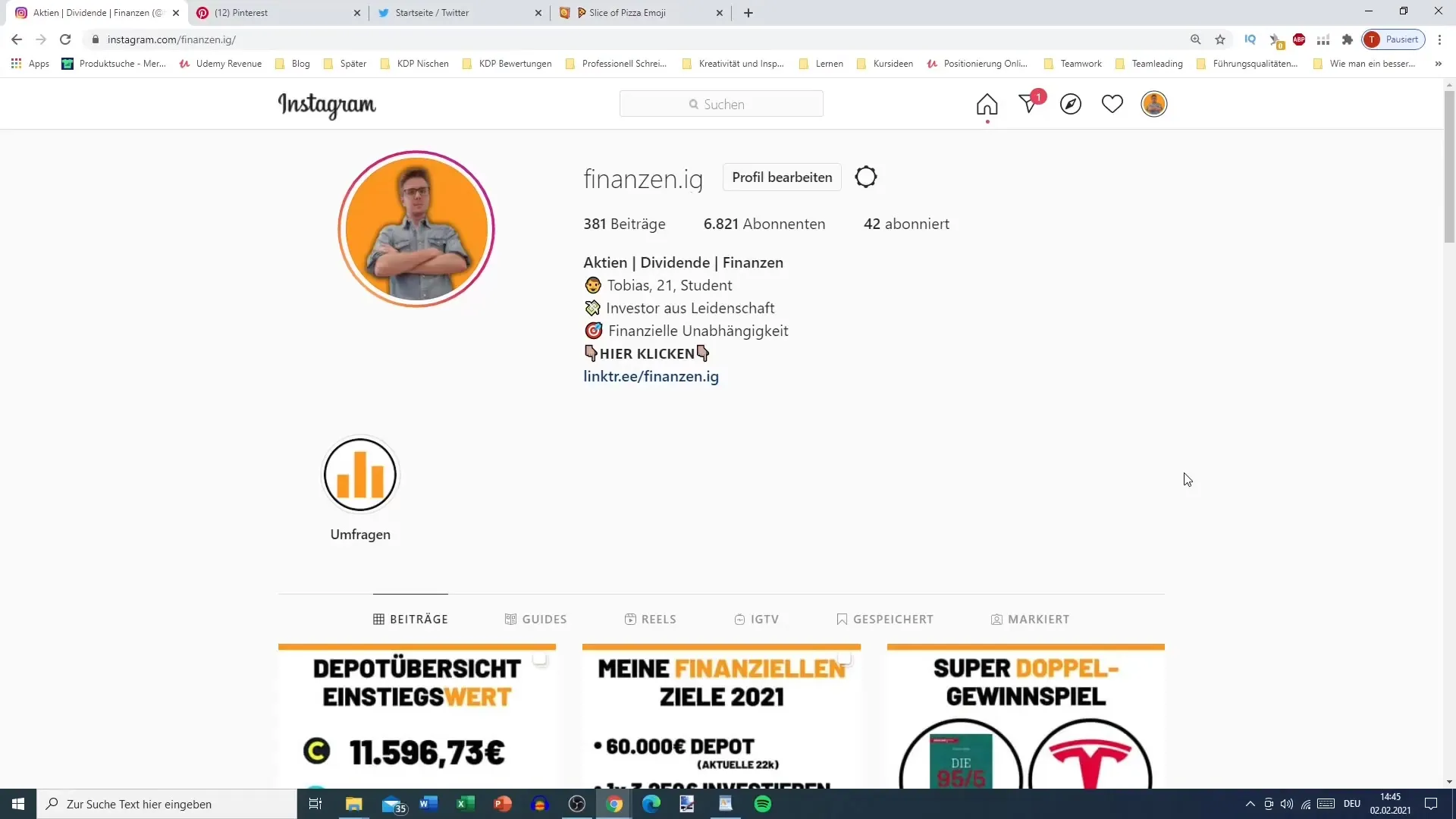 Effectively promote TikTok profile through Instagram
