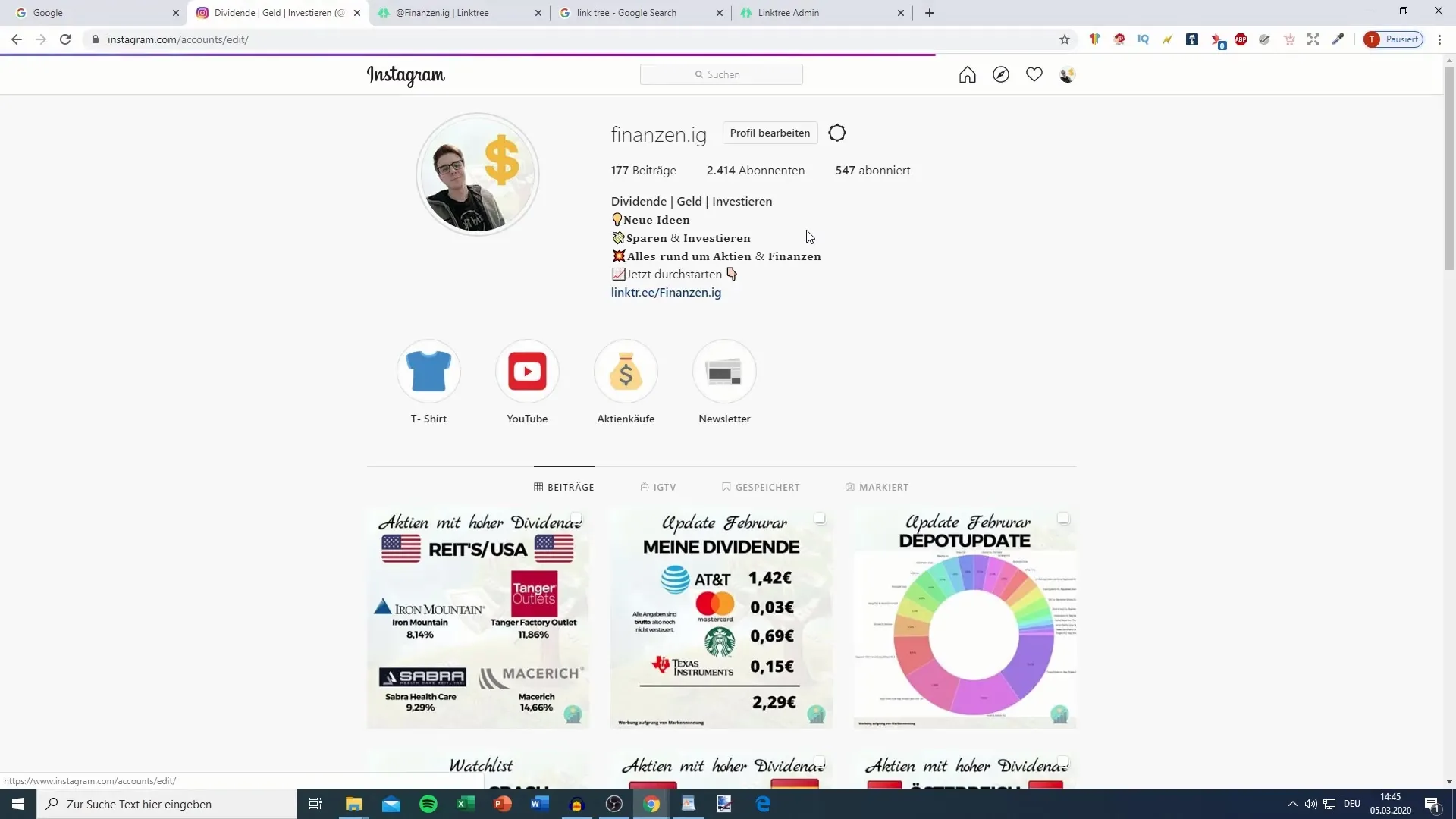 This is how you integrate links with Linktree for Instagram