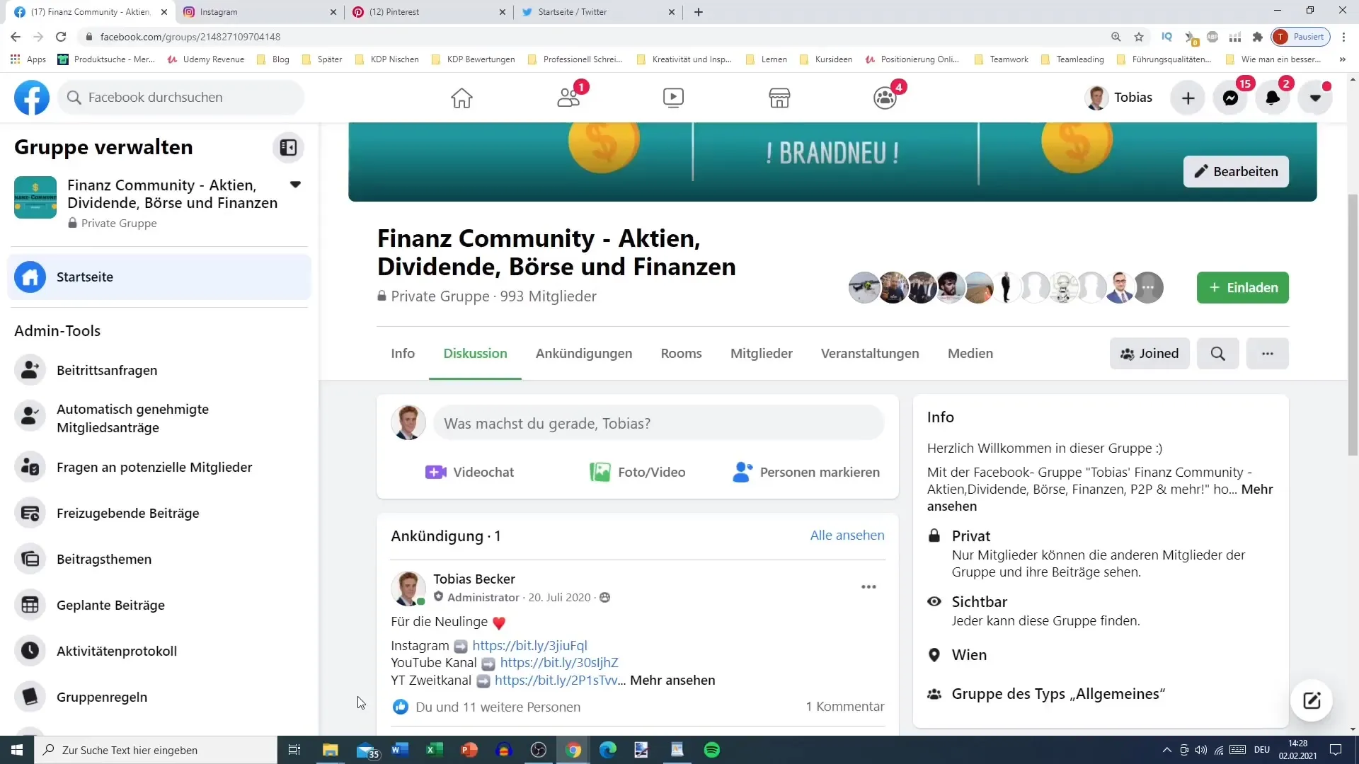 TikTok profili uzun vadeli olarak Facebook grupları aracılığıyla tanıtın