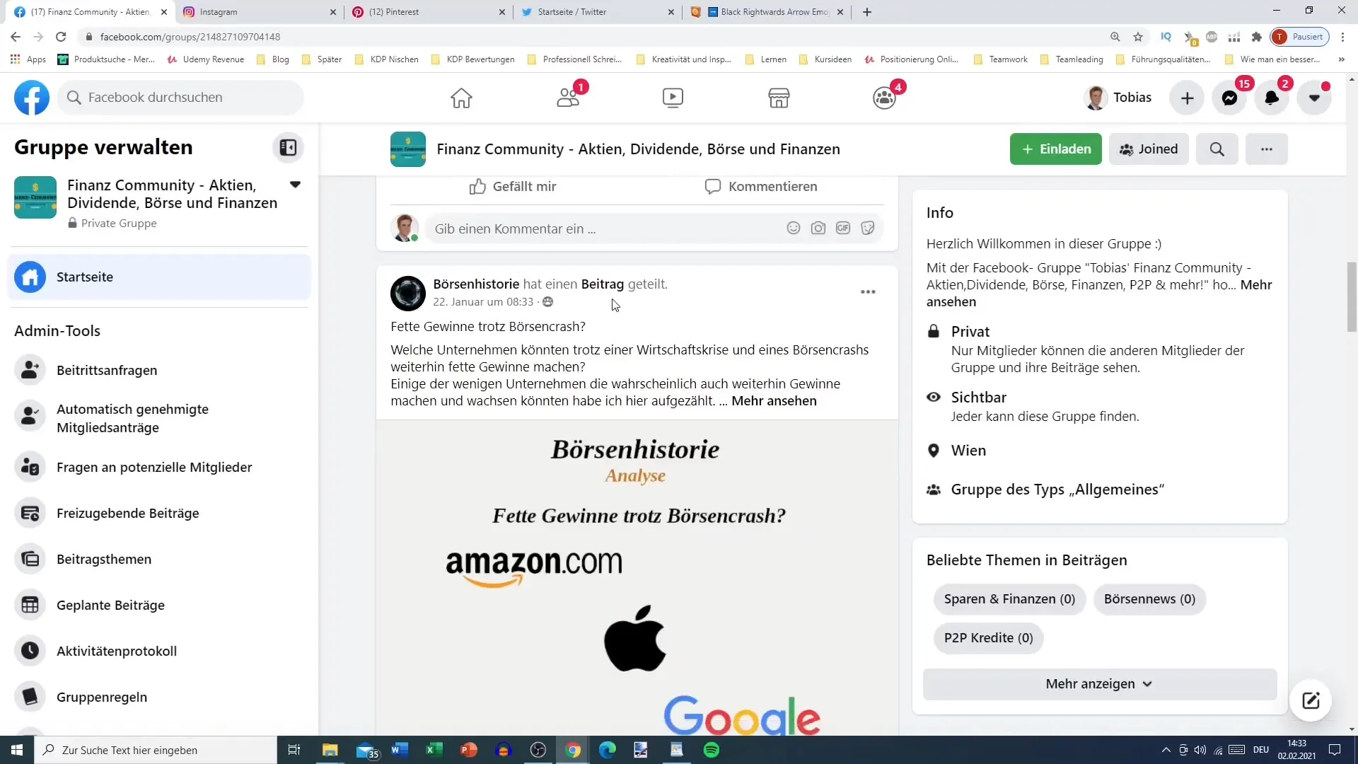 TikTok profilini uzun vadeli olarak Facebook grupları aracılığıyla tanıtımını yapabilirsiniz