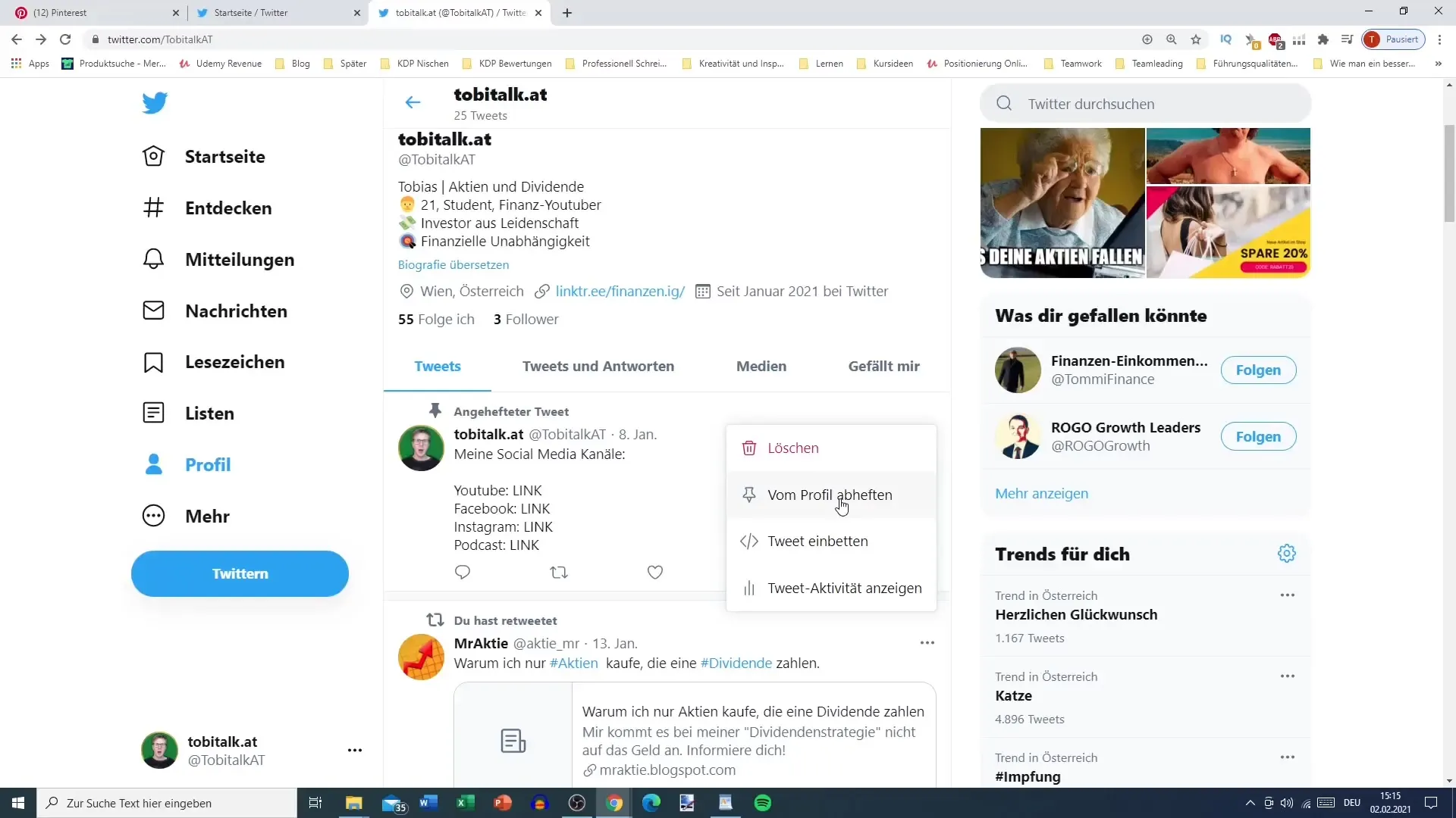 TikTok profilini Twitter üzerinden tanıt: Başarın için kılavuz