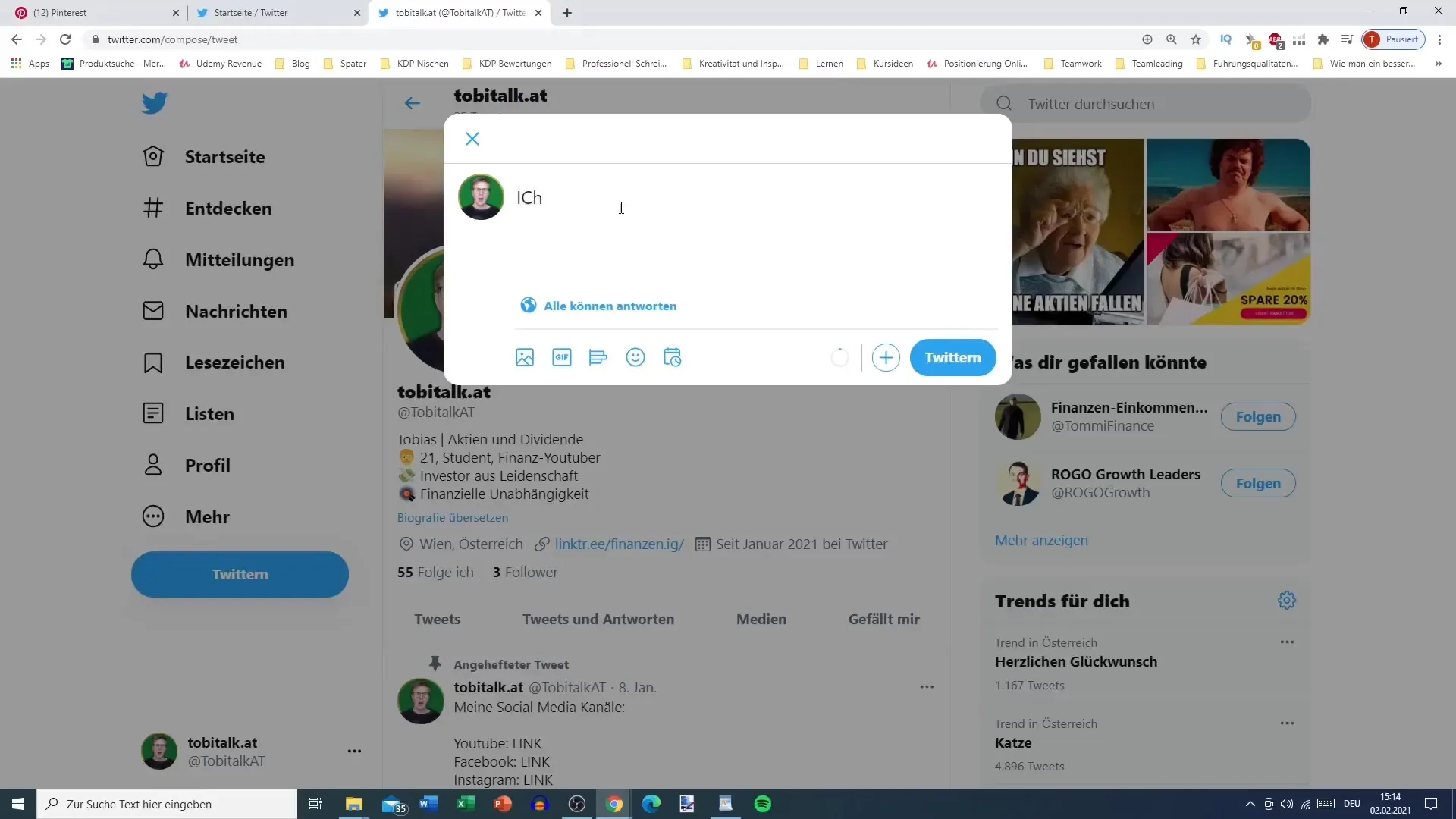 TikTok profilini Twitter üzerinden tanıt: Başarınız için talimatlar