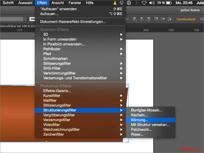 Создание деревянного знака - Adobe Illustrator