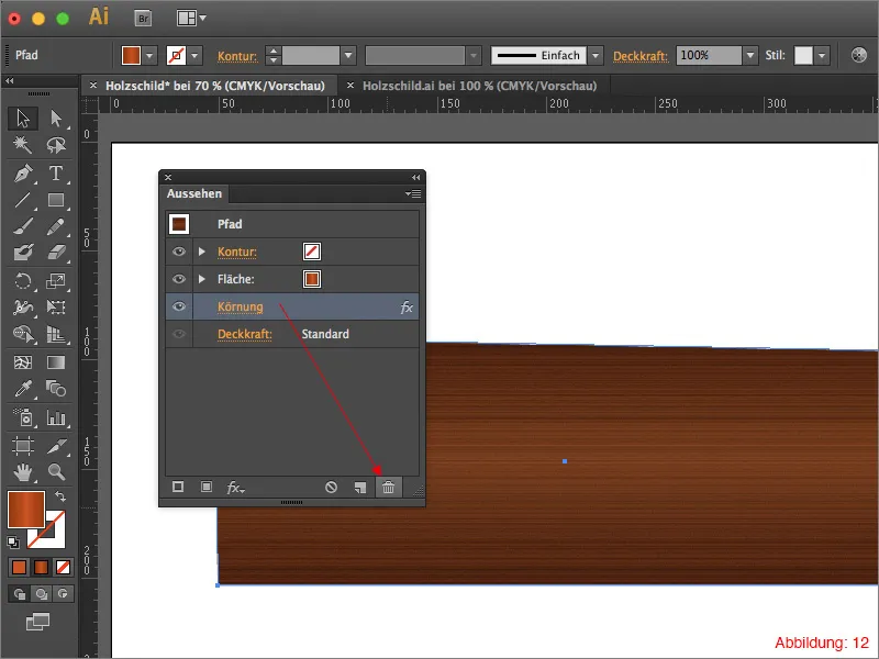 Создание деревянного знака - Adobe Illustrator