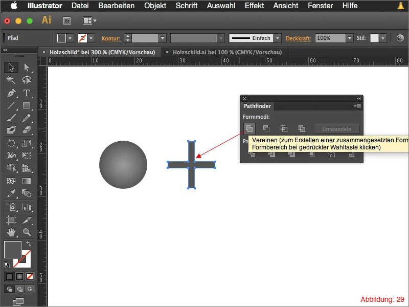 Medinės lentelės kūrimas - „Adobe Illustrator“.
