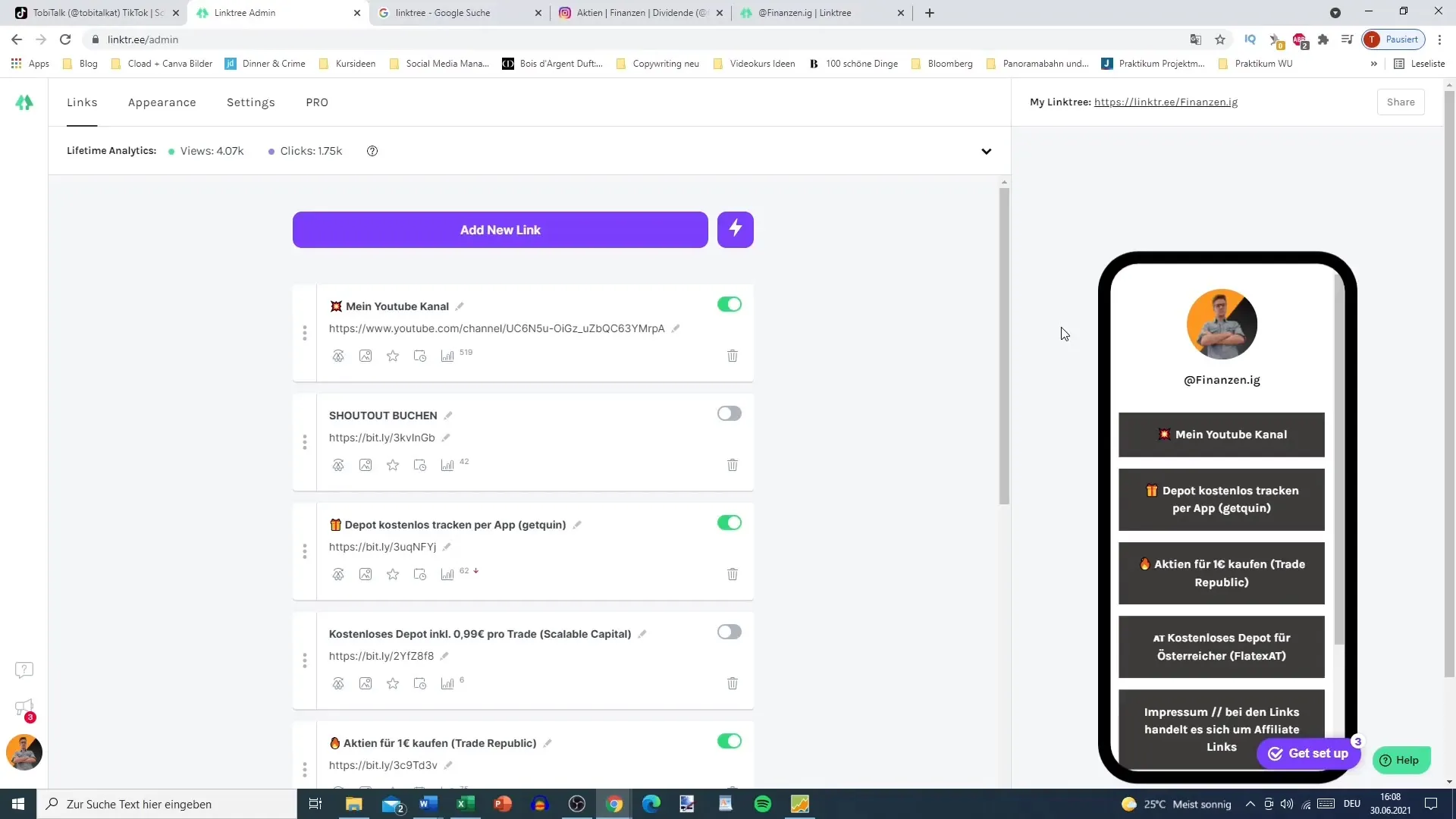 TikTok için Linktree - Nasıl kurulur