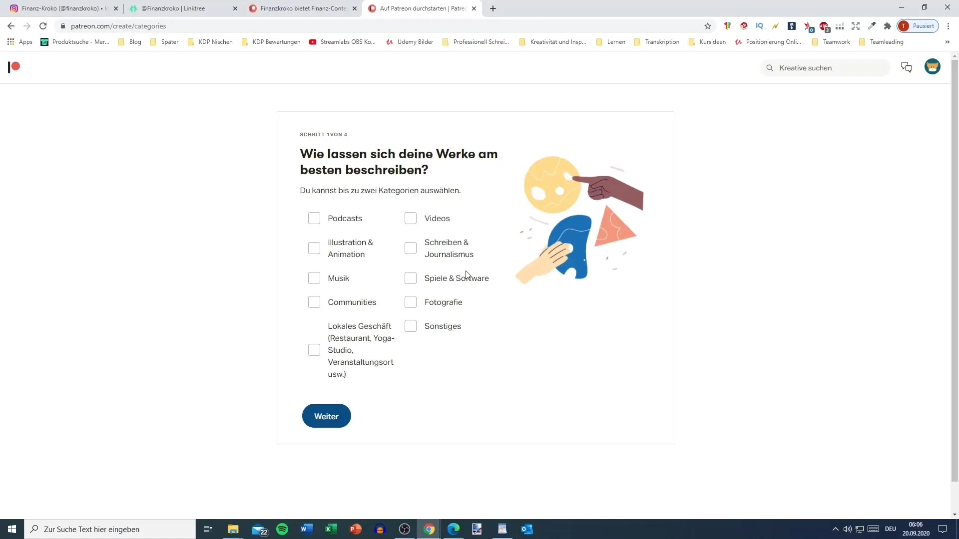 TikTok içeriklerini Patreon ile paraya dönüştürmek