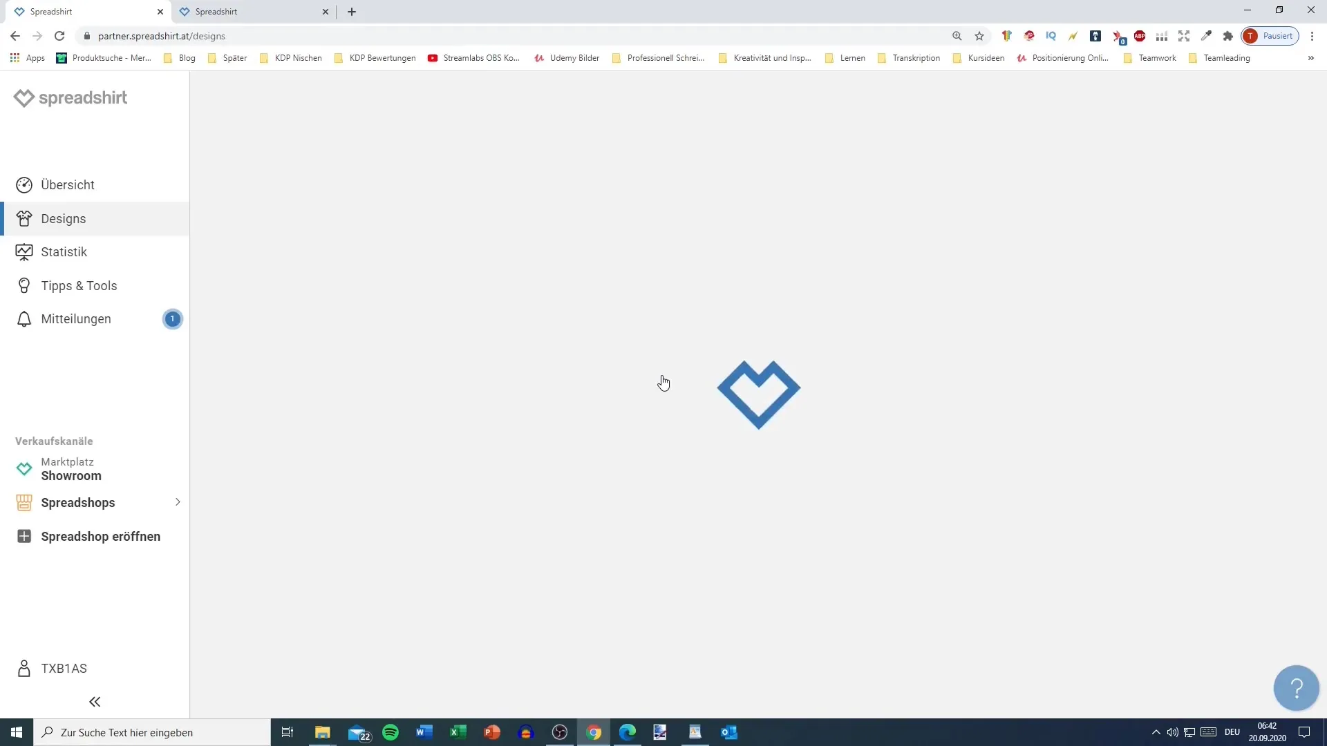 Spreadshirt'de hızlı kaydolun - TikTok mağazanıza başlayın